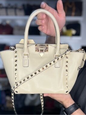 VALENTINO CREAM 2 WAY BAG
